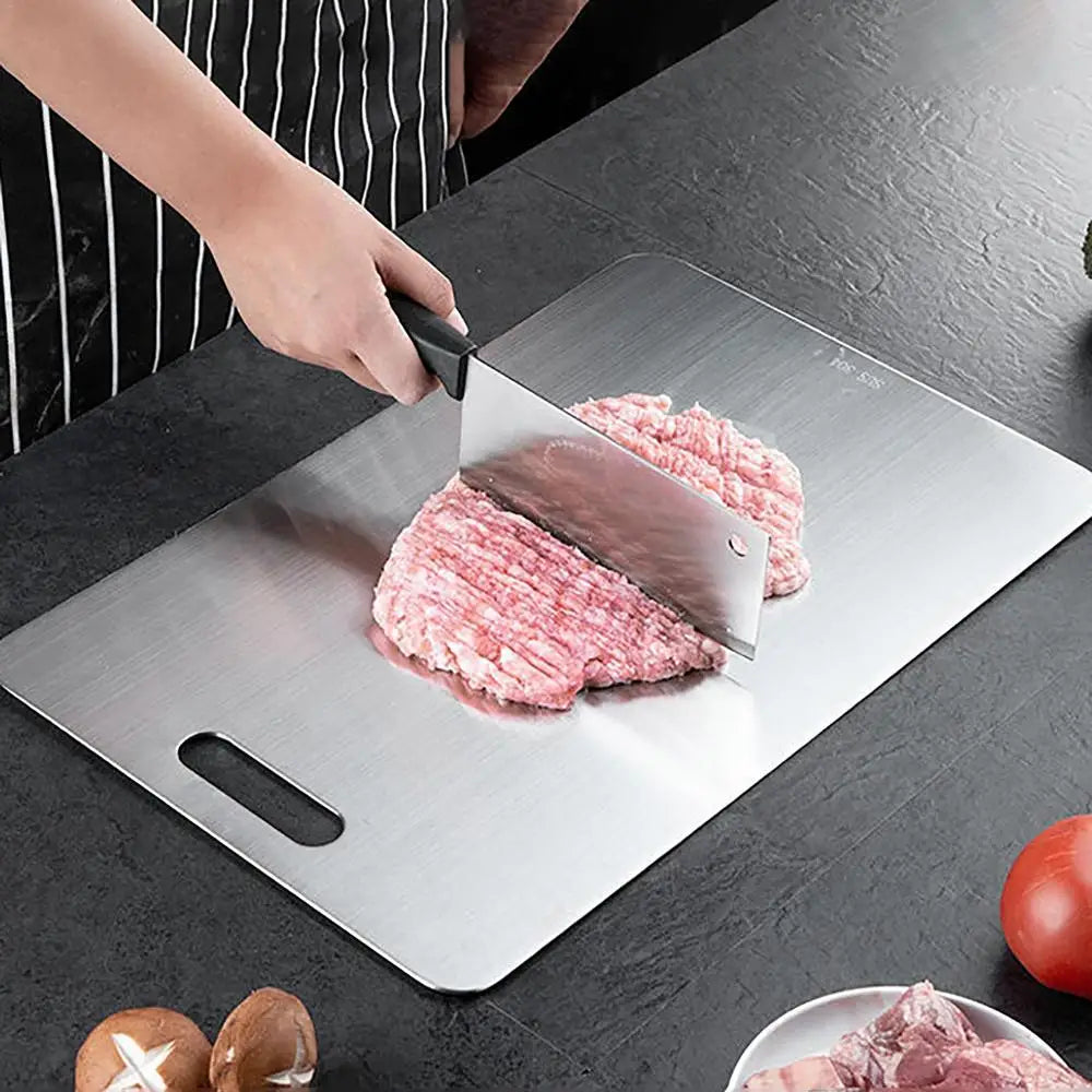 Planche A Découper En Acier Inoxydable
