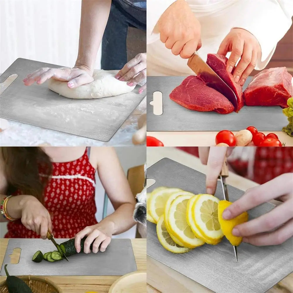 Planche A Découper En Acier Inoxydable