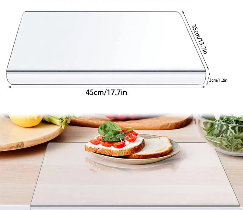 Planche A Découper En Verre Transparent