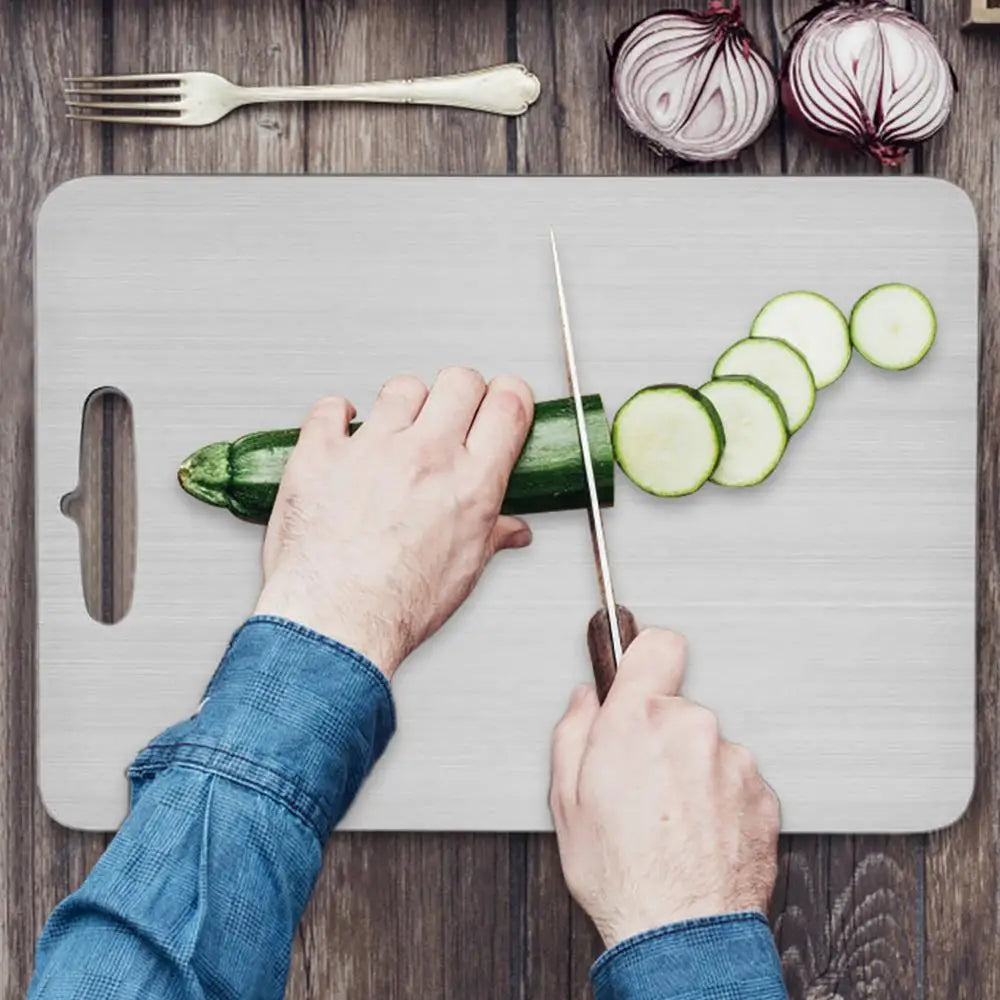 Planche A Découper En Acier Inoxydable