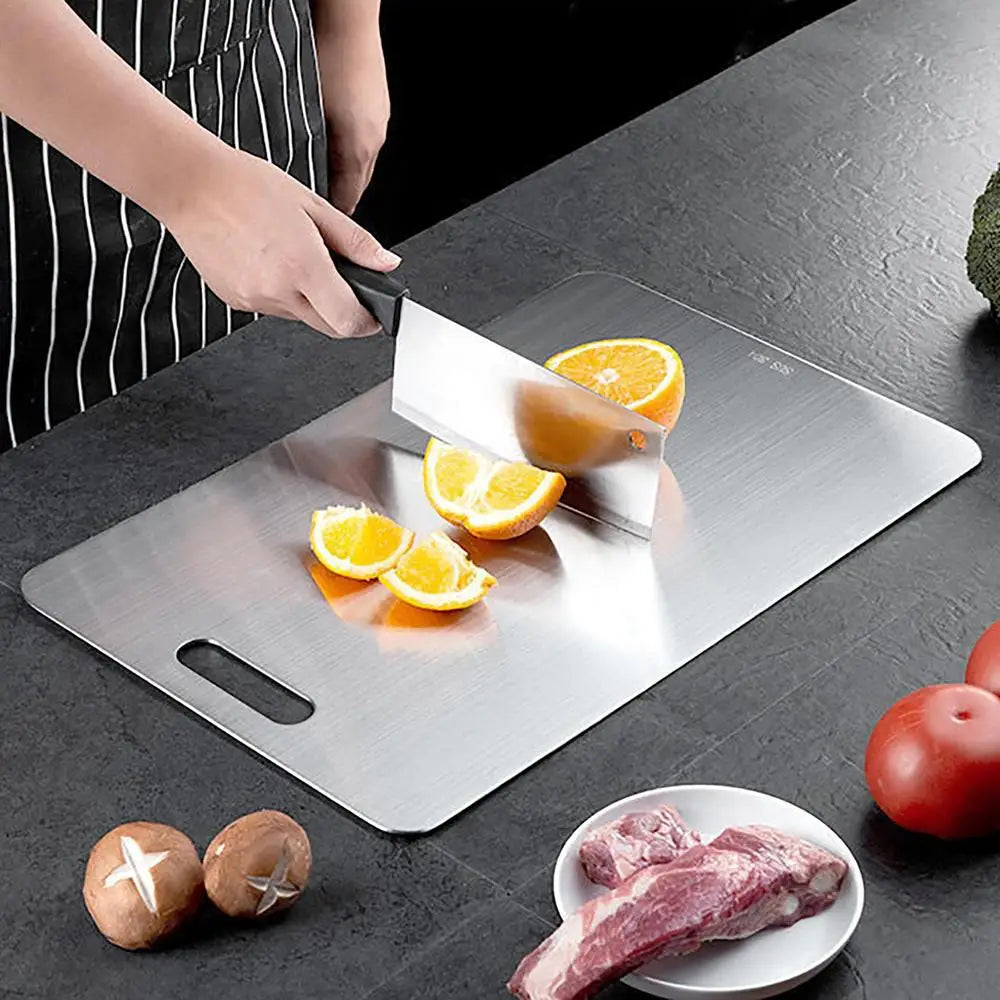 Planche A Découper En Acier Inoxydable