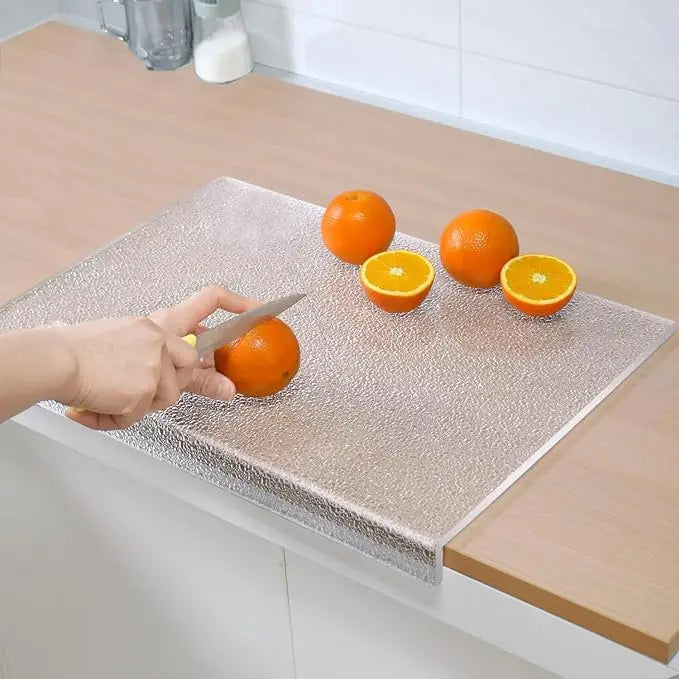 Planche A Découper En Verre Transparent
